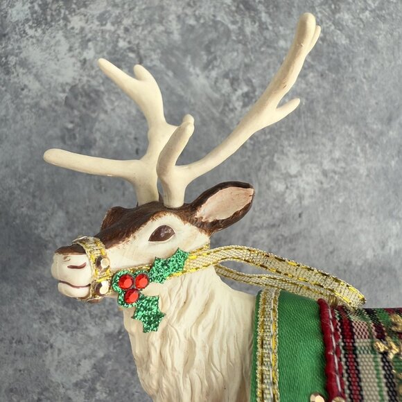 2019 Hallmark Keepsake Father Christmas’s Reindeer Limited Edition Ornament - Picture 2 of 6